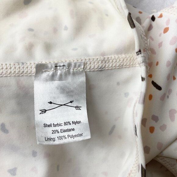 💙2/$25 Rylee & Cru 4-5 Years Kid Speckle Cream Long Sleeve Rashguard Top Summer - Picture 5 of 5